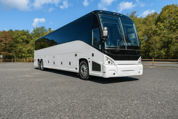 Bus Rental Company Asheville 56 Passenger Charter Bus