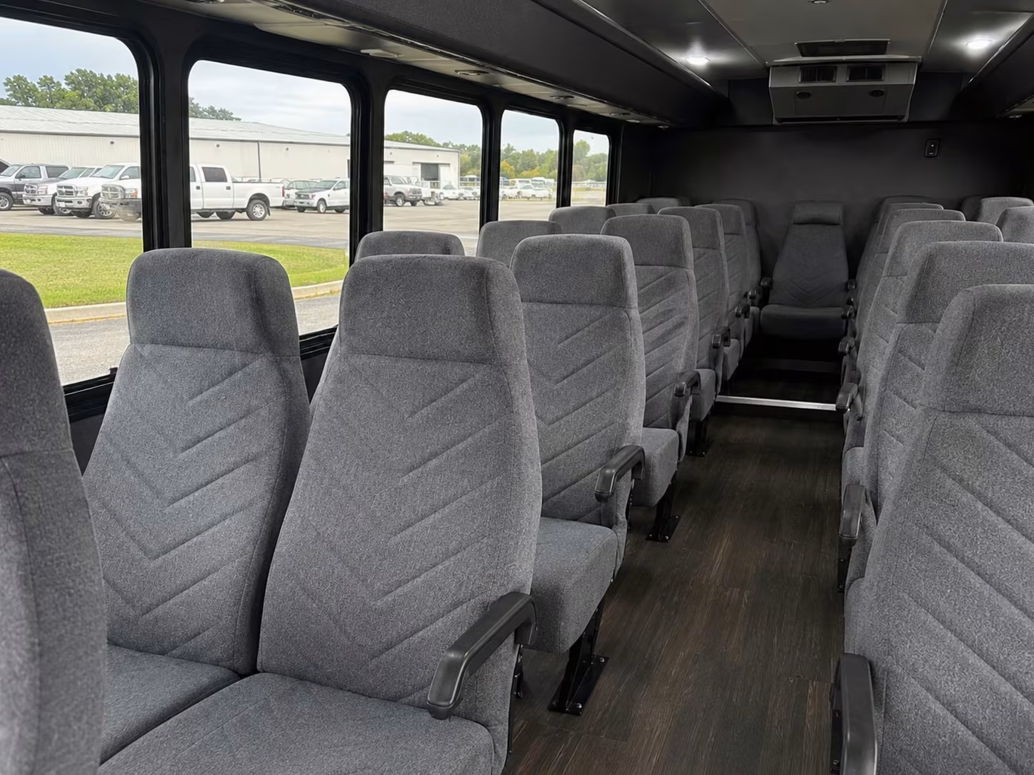 15 passenger minibus interior