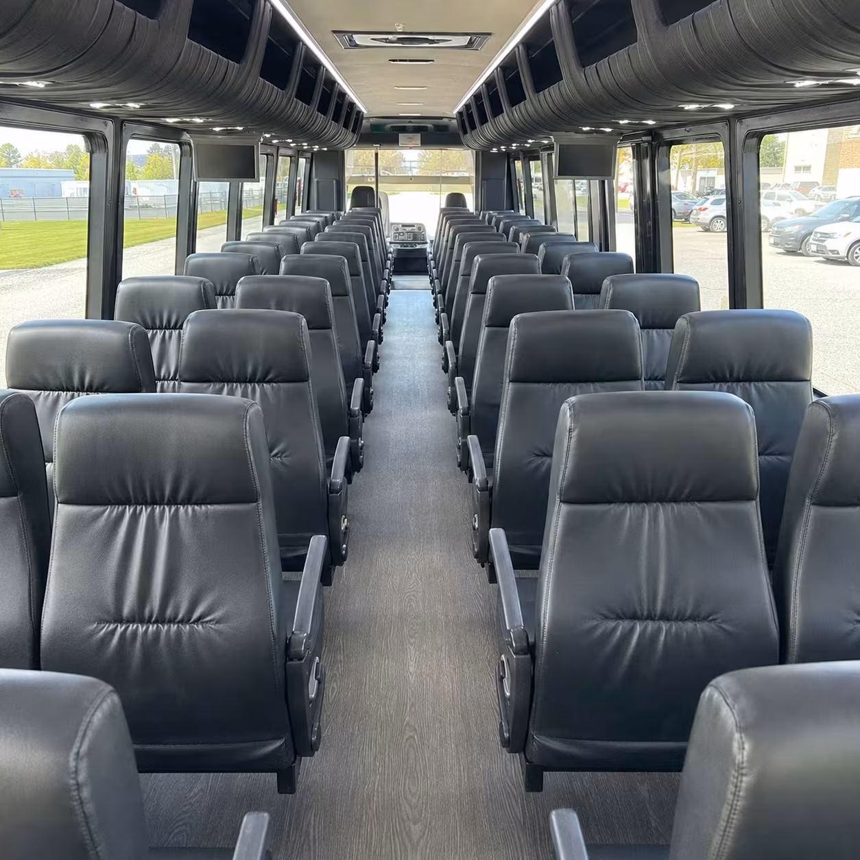 30 passenger minibus inside