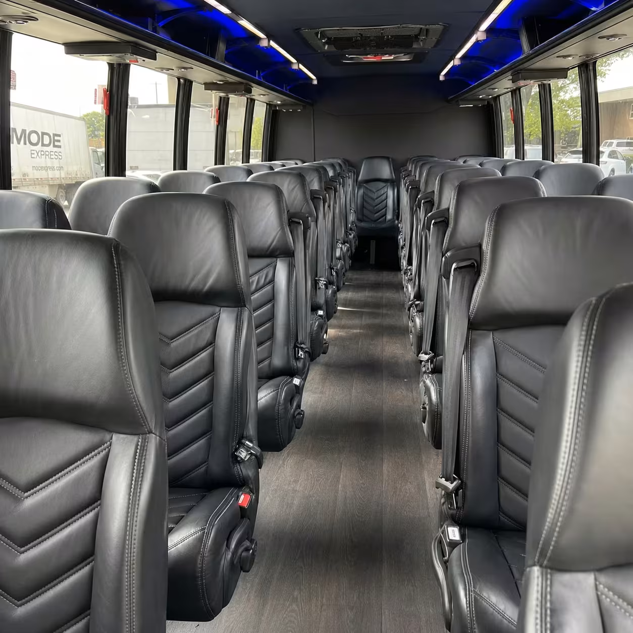 30 passenger minibus interior
