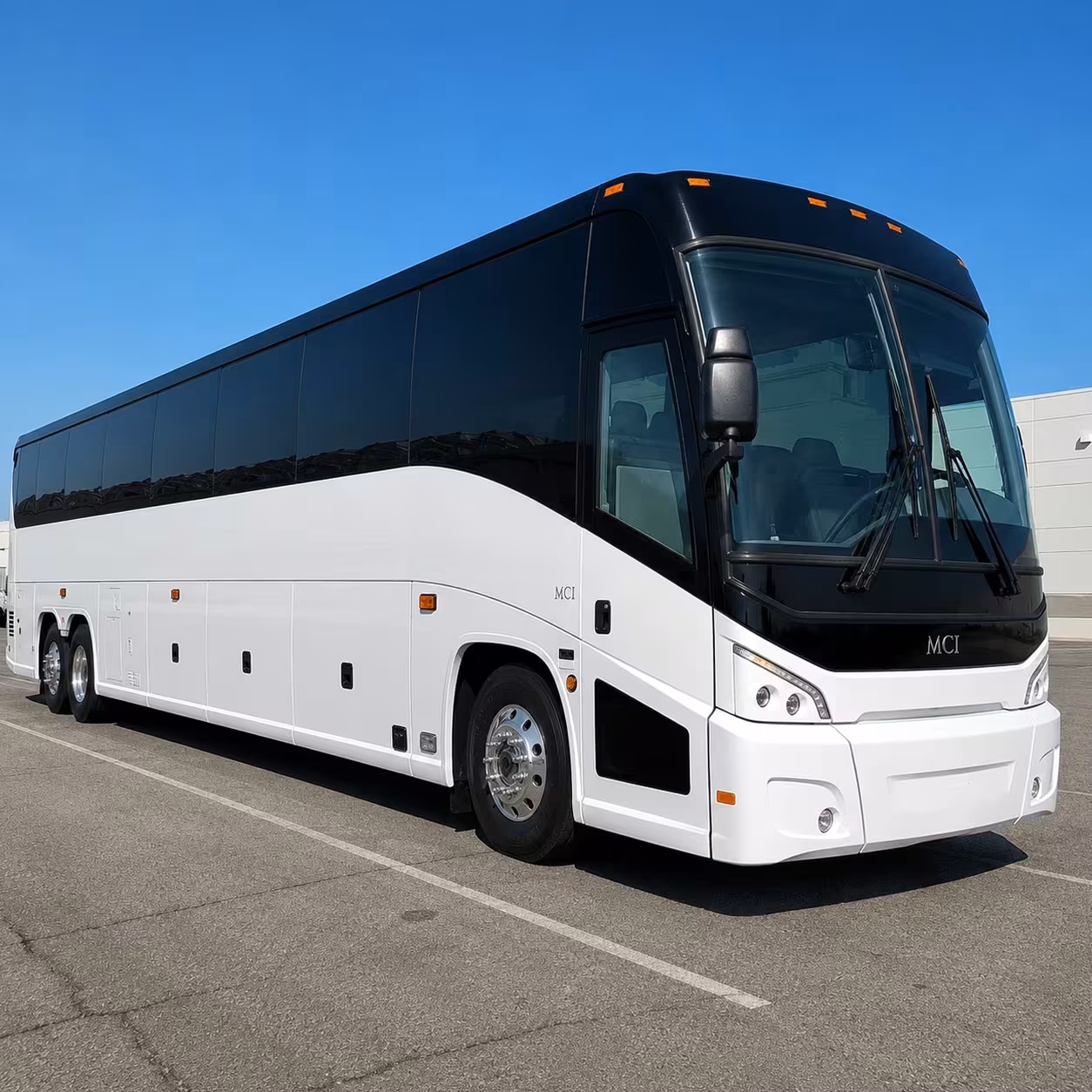 56 passenger charter bus
