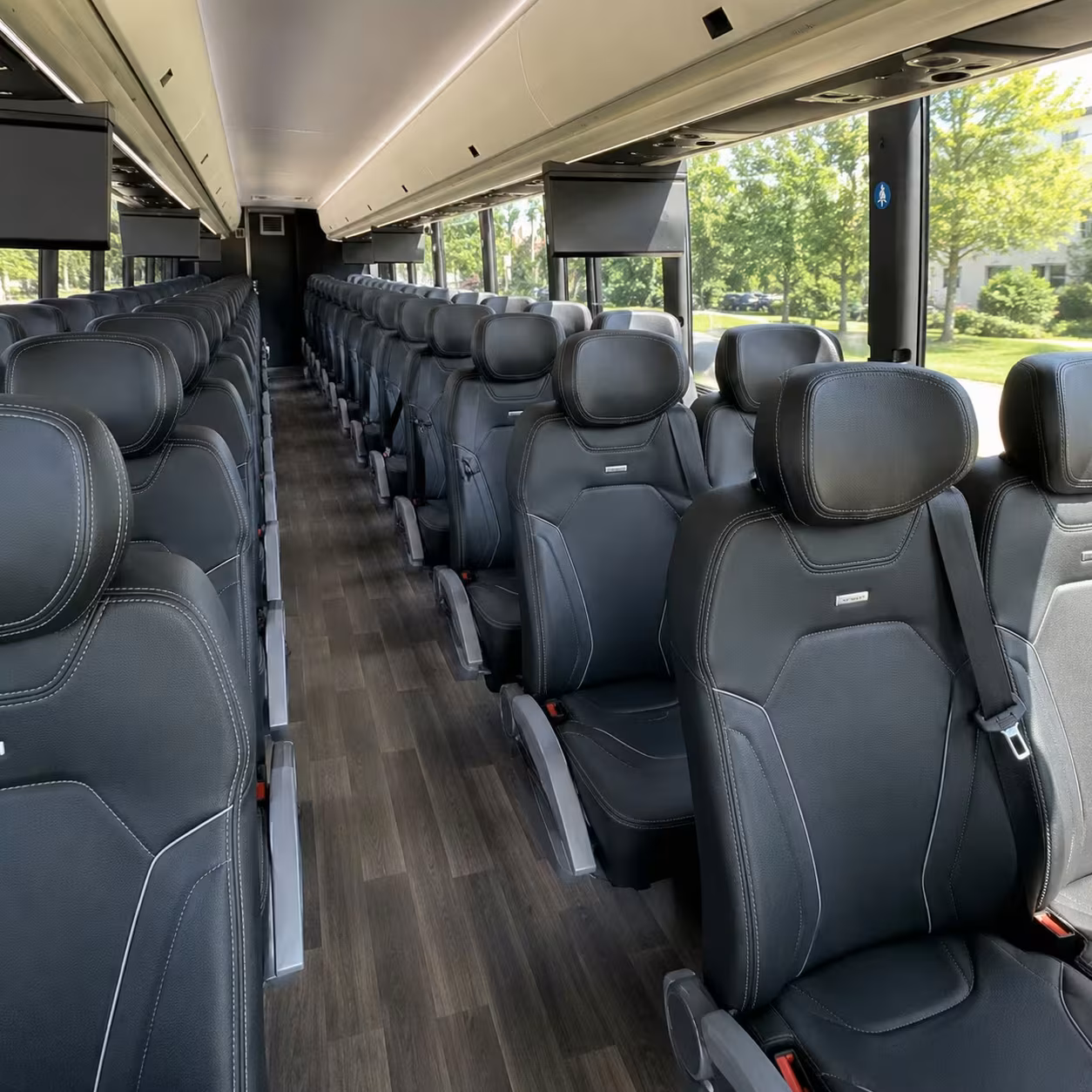 asheville airport transfer charter bus rentals