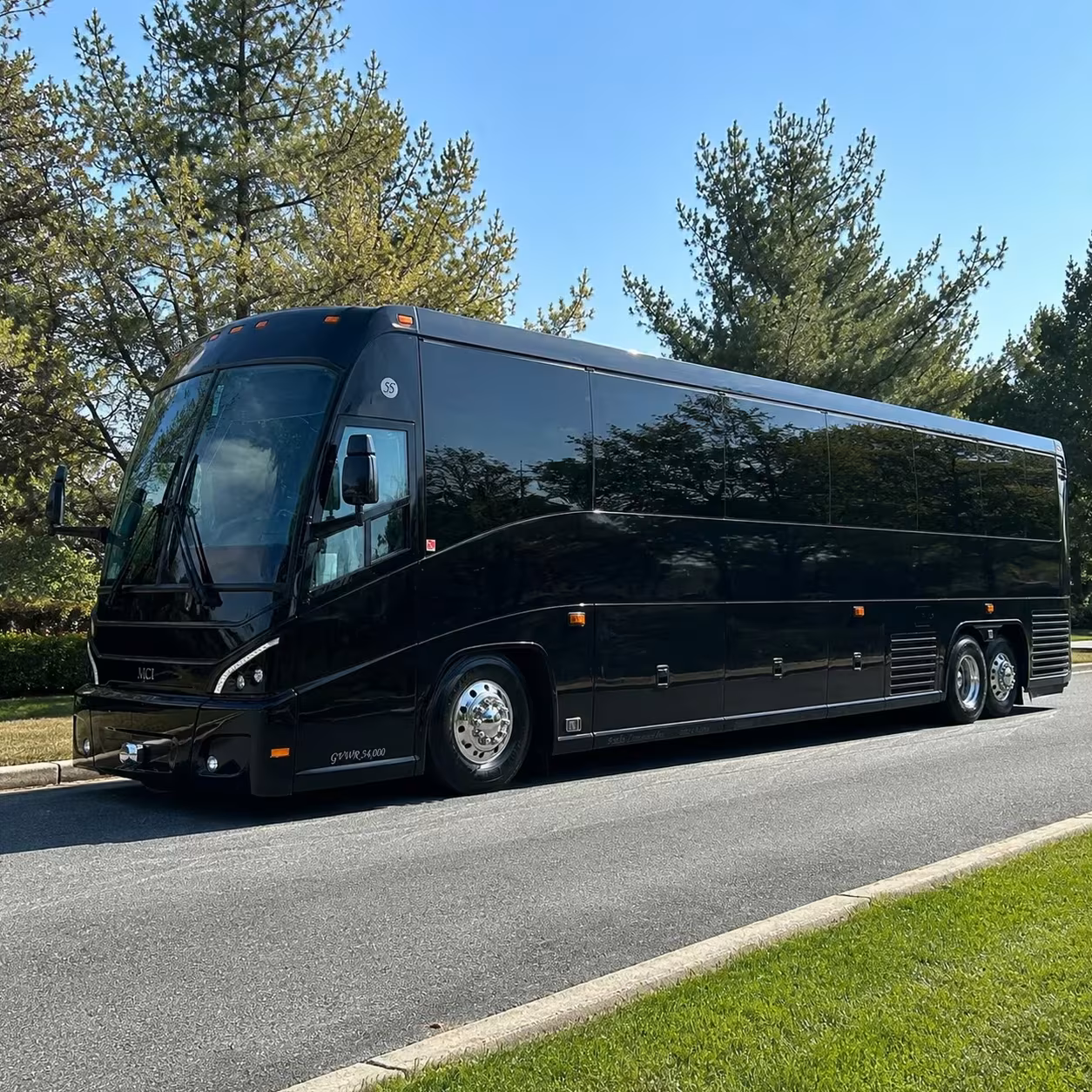 asheville military base installation charter buses