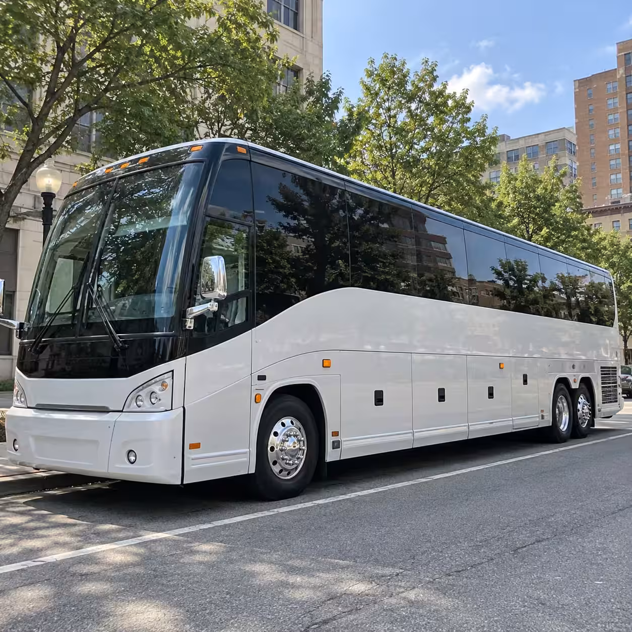 charter buses in asheville for large high school prom groups