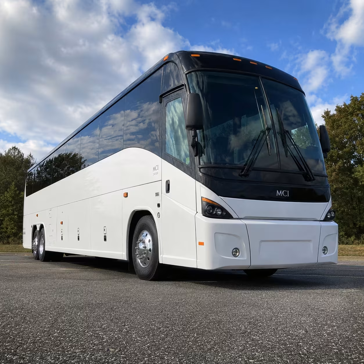 corporate campus shuttle buses for asheville employers
