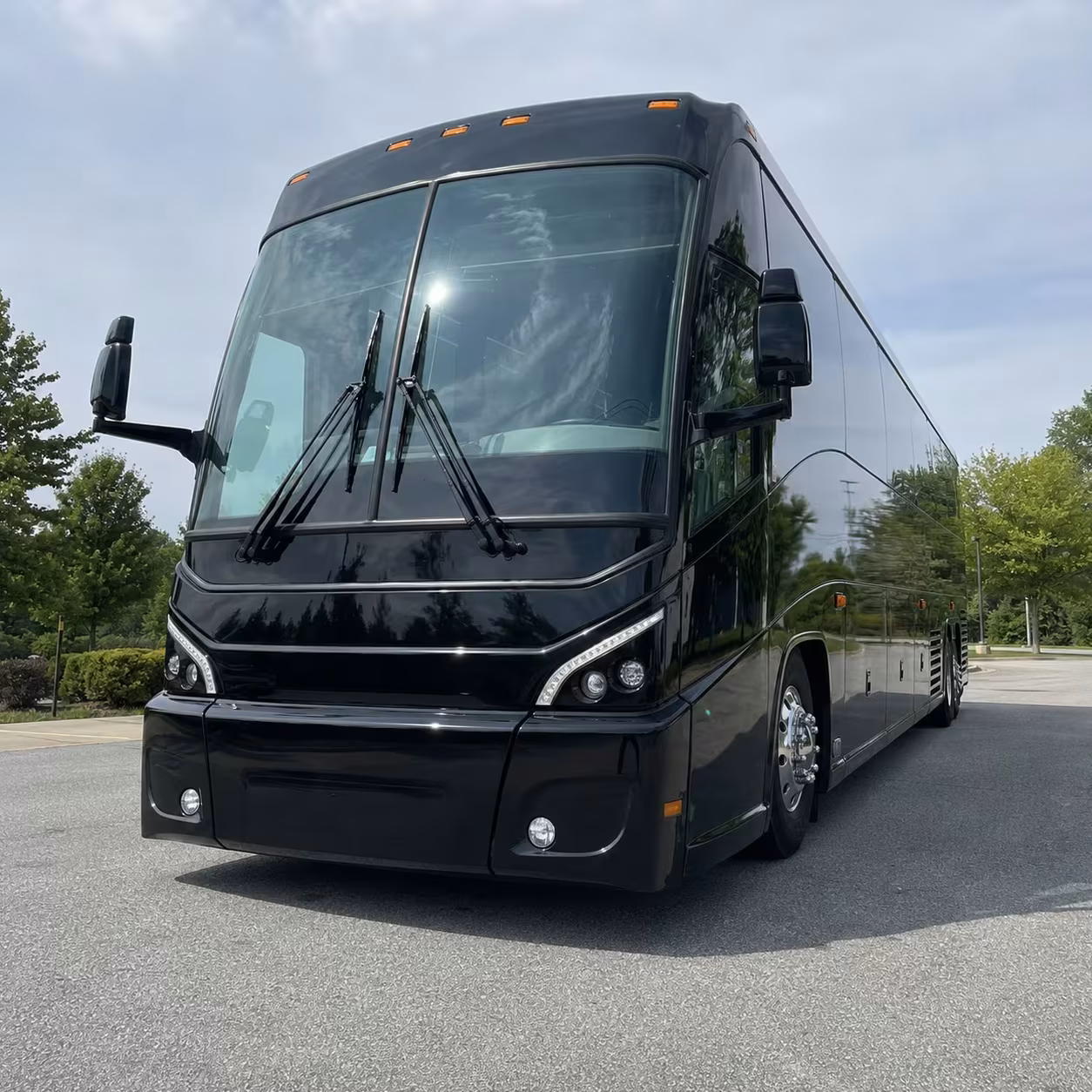 federal agency municipal employee shuttle bus rentals in asheville