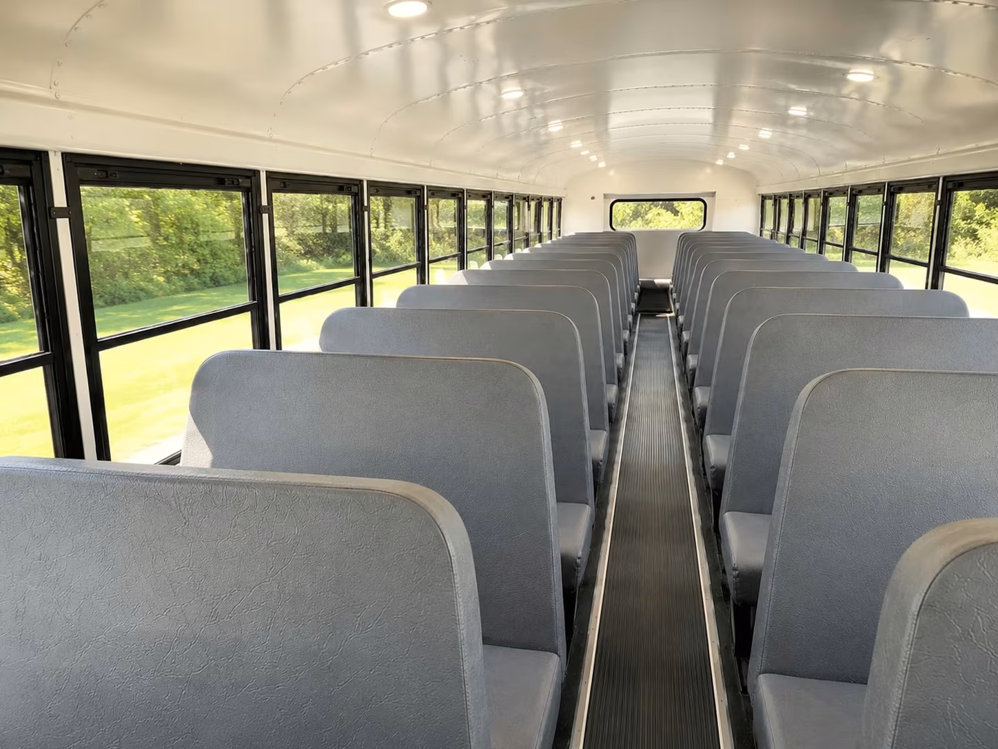 school bus interior